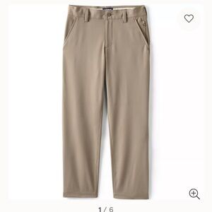 Lands' End School Uniform Boys Performance Chino Pants Size 5 NWOT